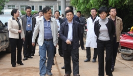 省衛(wèi)生廳副廳長陳小春來我院調(diào)研