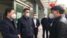 市領(lǐng)導(dǎo)王建球調(diào)研“湖醫(yī)附一”新冠救治工作